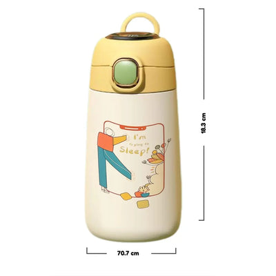 My Happy Pose Water Bottle (420ml) | Yellow