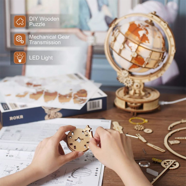 Luminous Globe (180 Pcs) 3D Puzzle