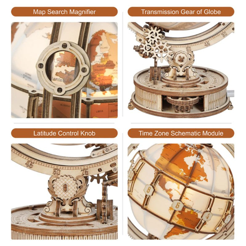 Luminous Globe (180 Pcs) 3D Puzzle