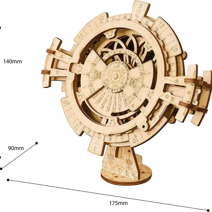 Perpetual calendar 3D Wooden Puzzle Kit  (52 Pcs)