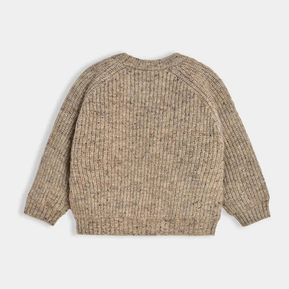 Mi Arcus Full Sleeves Sweater - Blended Chunky Knit