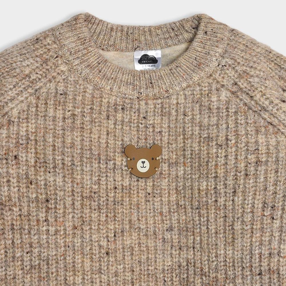 Mi Arcus Full Sleeves Sweater - Blended Chunky Knit
