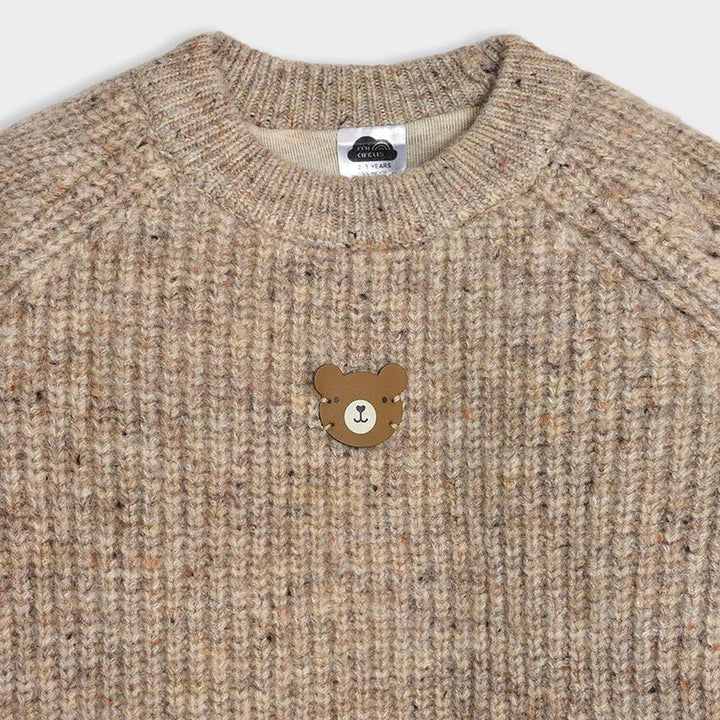 Mi Arcus Full Sleeves Sweater - Blended Chunky Knit