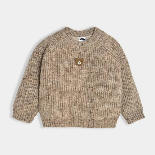 Mi Arcus Full Sleeves Sweater - Blended Chunky Knit