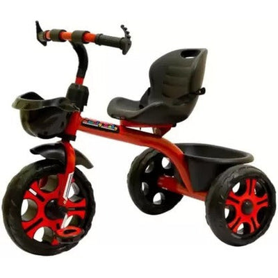 Tokri Diamond Tricycle with Dual Storage Basket | 2 to 5 Years (Red)