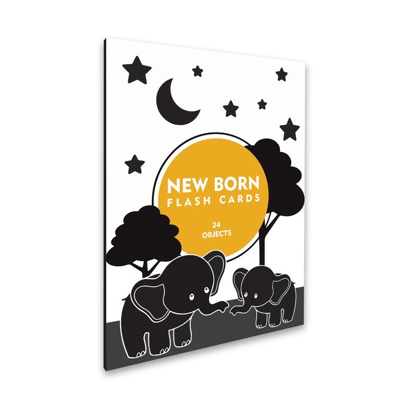 Newborn Black and White Flash Cards for Toddlers