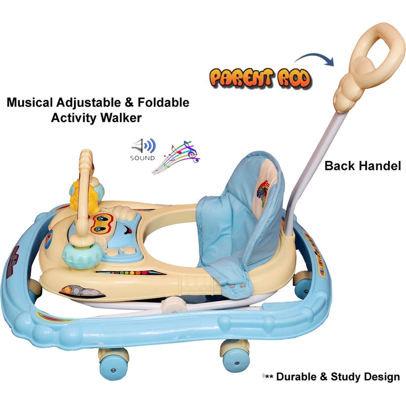 Noddy Musical Activity Walker With Parent Rod (Blue)