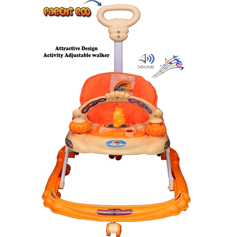 Noddy Musical Activity Walker With Parent Rod (Orange)