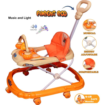 Noddy Musical Activity Walker With Parent Rod (Orange)