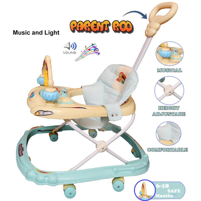 Noddy Musical Activity Walker With Parent Rod (Green)