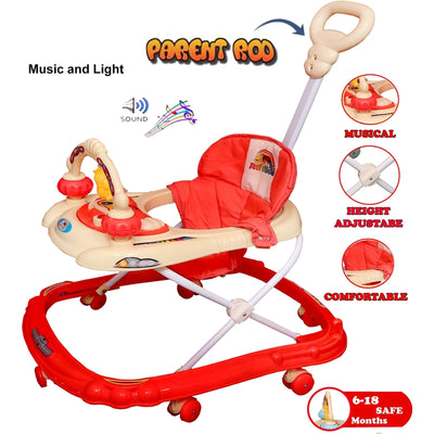 Noddy Musical Activity Walker With Parent Rod (Red)