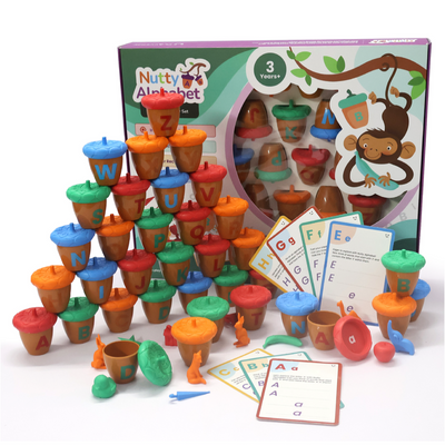 Nutty Alphabet - Preschool Learning Activity Toy