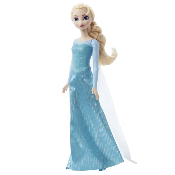 Original Disney Frozen Elsa Doll With Skirt Shoes & Long Blonde Hair