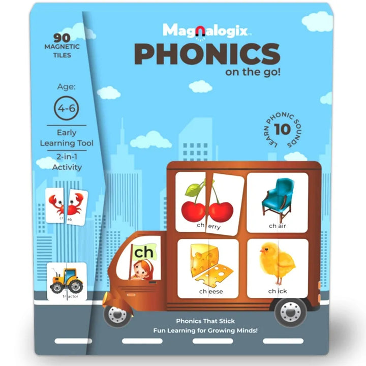 Toykraft Magnetic Phonics On The Go | Learn Spellings & Sounds