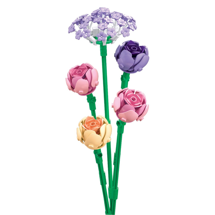 Peonies Building Blocks  Set (216 Pcs)