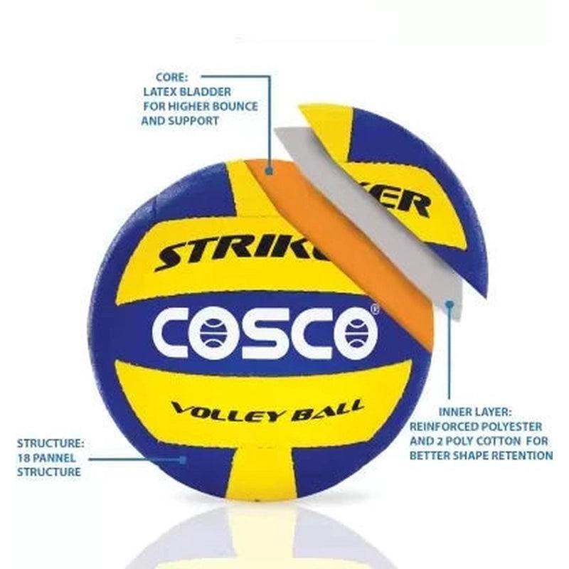 Cosco Volleyball Size 4 - Striker (Standard Size - All Ages)