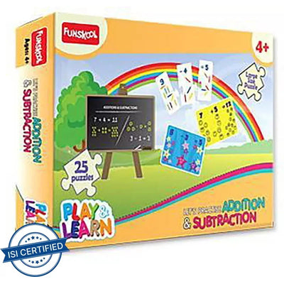 Original Funskool Play n Learn Addition & Subtraction Puzzle