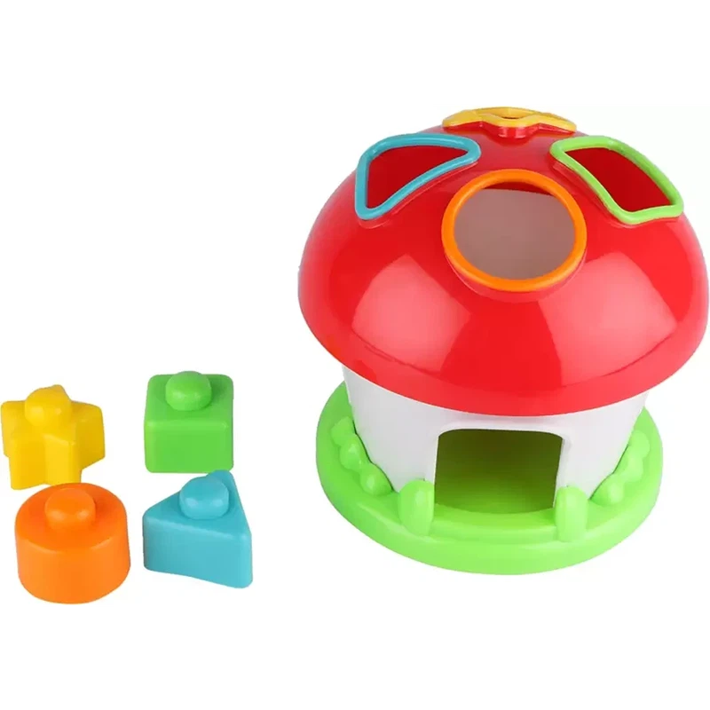 Colorful Shape Sorting Mushroom Learning Game