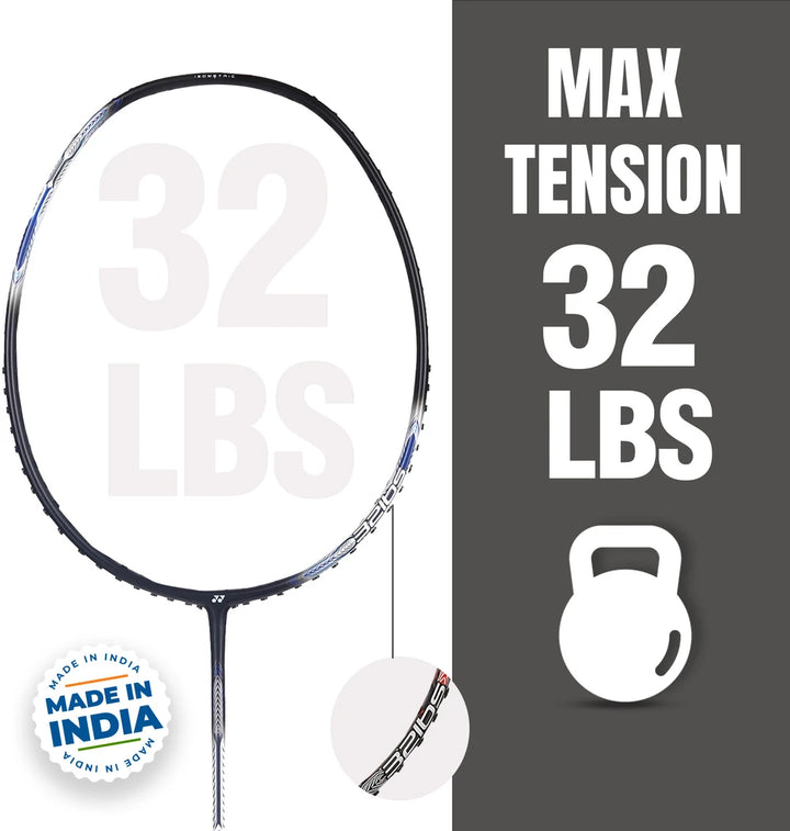 YONEX Astrox Attack 9 Black Strung Badminton Racquet (80 g)