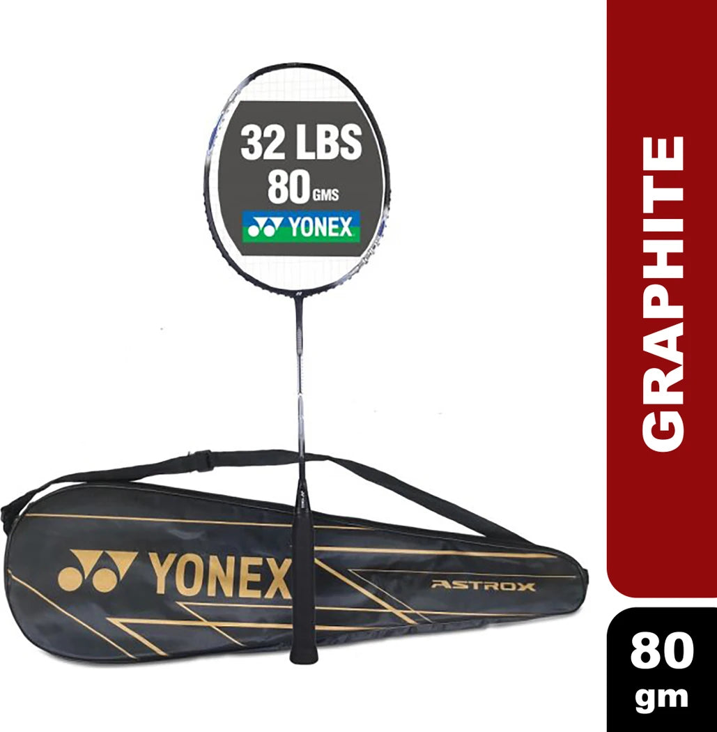 YONEX Astrox Attack 9 Black Strung Badminton Racquet (80 g)