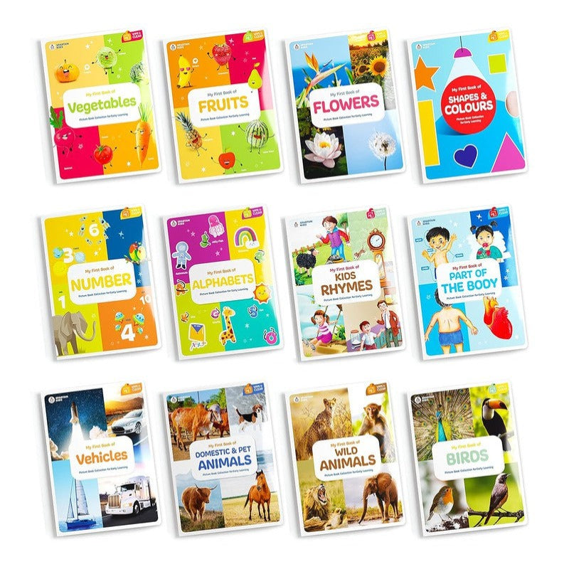 Picture Books Collection for Early Learning (Wipe & Clean) | Set of 12