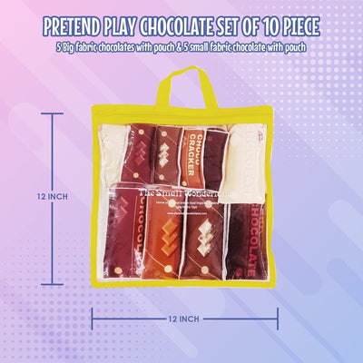 Pretend Play Fabric Chocolates (10 Pieces)