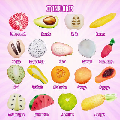 Pretend Play Fruits (18 Pieces)