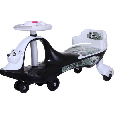 Manual Ride On Magic Car Twister Swinger with Music (Black, White)