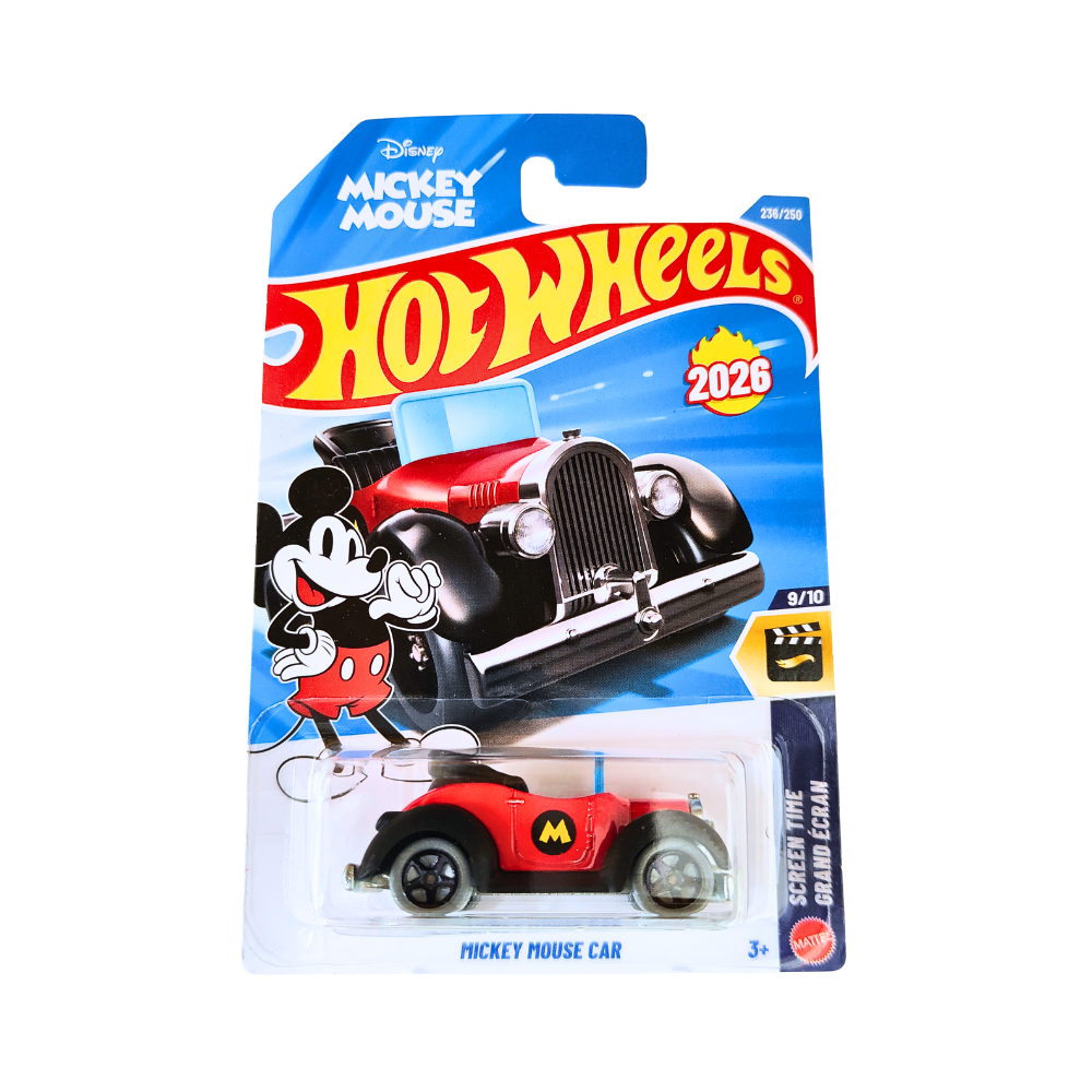 Set of 3 Hot wheels [HW 476] - Morgan Super 3, Mickey Mouse Car, '16 Cadillac ATS-V R