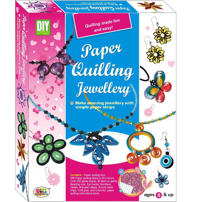 Return Gifts (Pack of 3,5,12) Paper Quilling Jewellery - Activity Kit