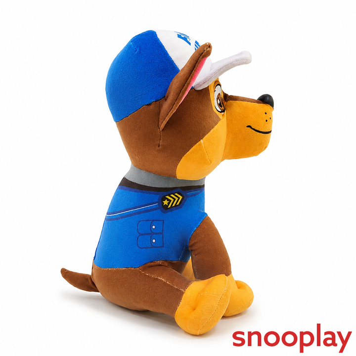 Original Chase with Cap Soft Toy - 25cm | Paw Patrol Puppy Soft Toy