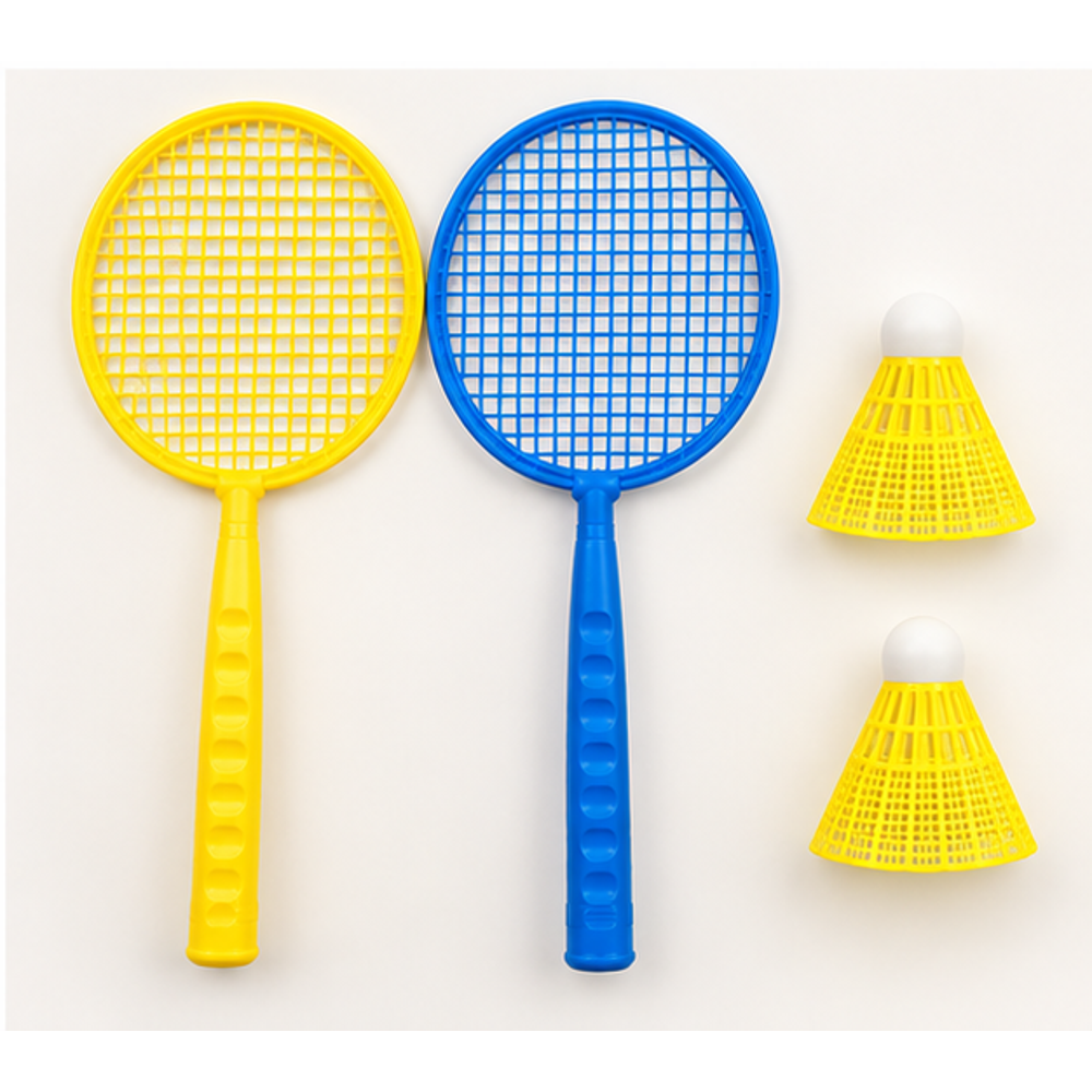 Original Paw Patrol Badminton Set with 2 Shuttlecock | Yellow & Blue