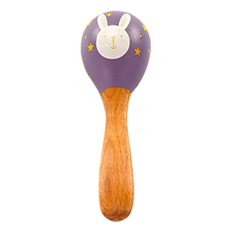 Wooden Rattle - Non-Toxic, Fun Exploration (6-12 Months)