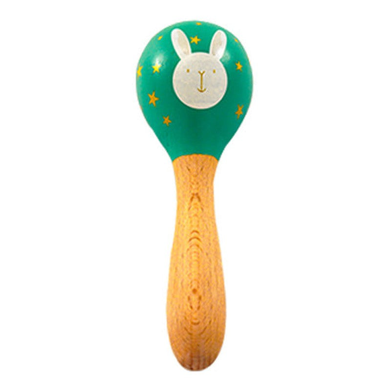 Wooden Rattle - Non-Toxic, Fun Exploration (6-12 Months)