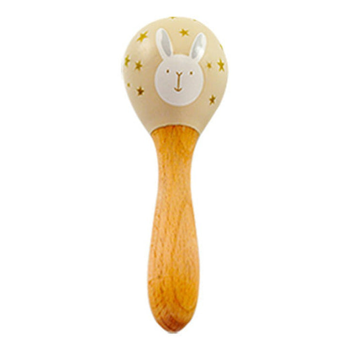 Wooden Rattle - Non-Toxic, Fun Exploration (6-12 Months)