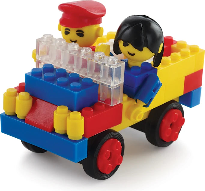 Peacock Toys & Games 125 Pieces Smart Blocks Automech Auto Building Block Set with People Figures