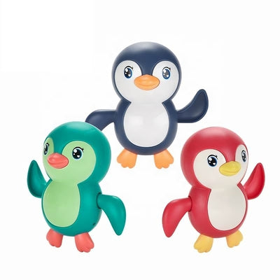 Floating Penguin Bathtub Toy for Kids | Cute Bathing Toys for Toddlers | Water Toys | Floating Pool Toys | Baby Swimming Floating Playing Toys - Assorted Color (Pack of 1)