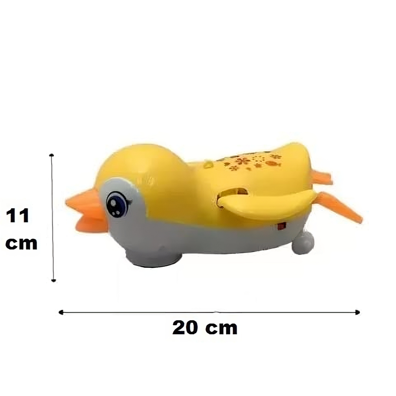 Battery Operated Go Penguin Vehicle Toy with Light, Music (Pack of 1) - Assorted Color