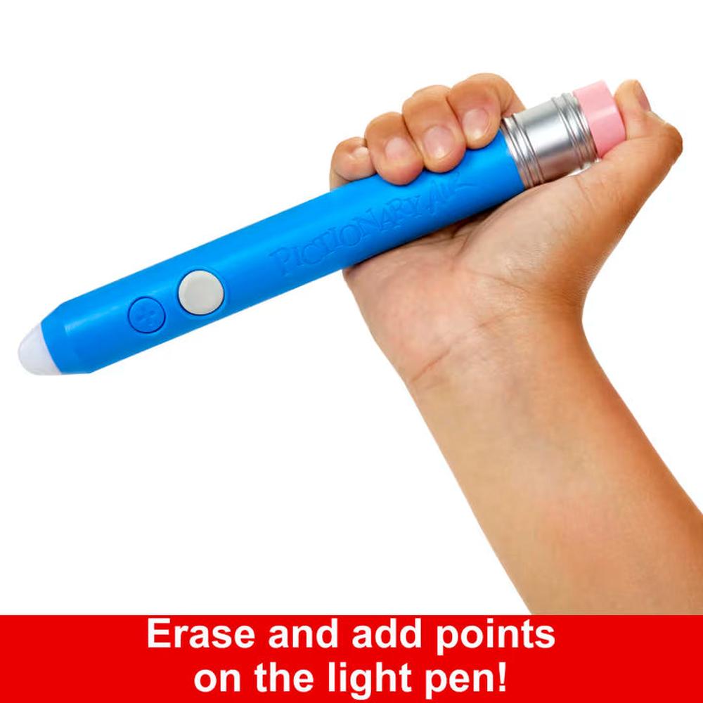 Mattel Pictionary Air 2 - Interactive Family Drawing Game | Light Pen, App Features & Screen Casting (8 Years till Grown Ups)