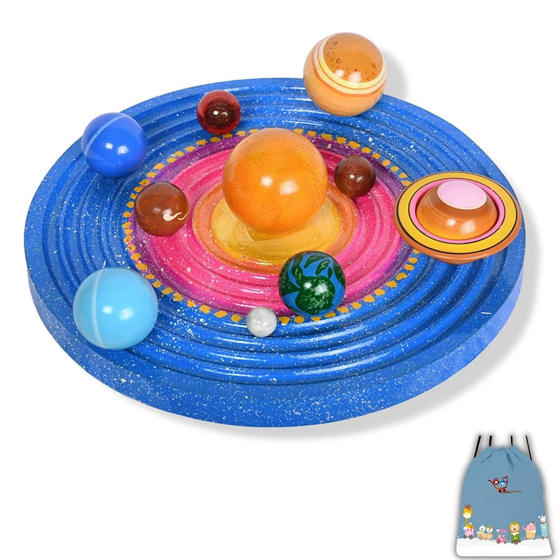 Wooden Galaxy Board Planet Set