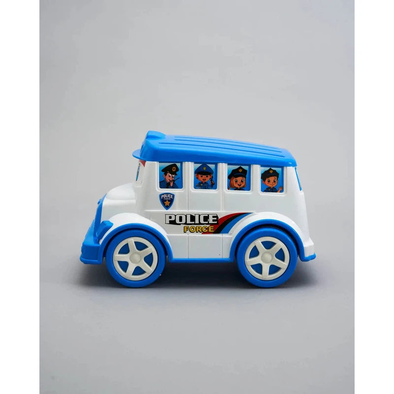 Police Force Friction Bus Toy (2-5 Years)