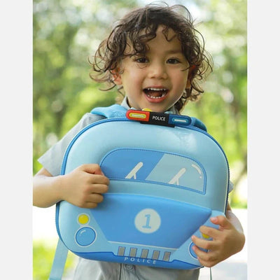 Police Joyride Kids Backpack (Blue)