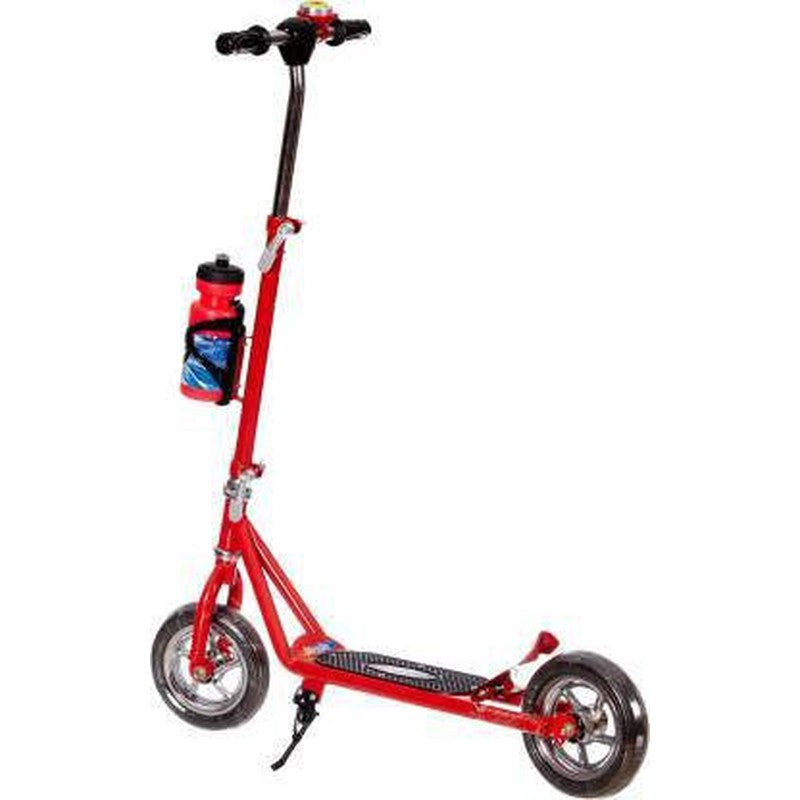 Power Ranger 2 Wheeler Scooter with Sipper Stand and Bell (Red)