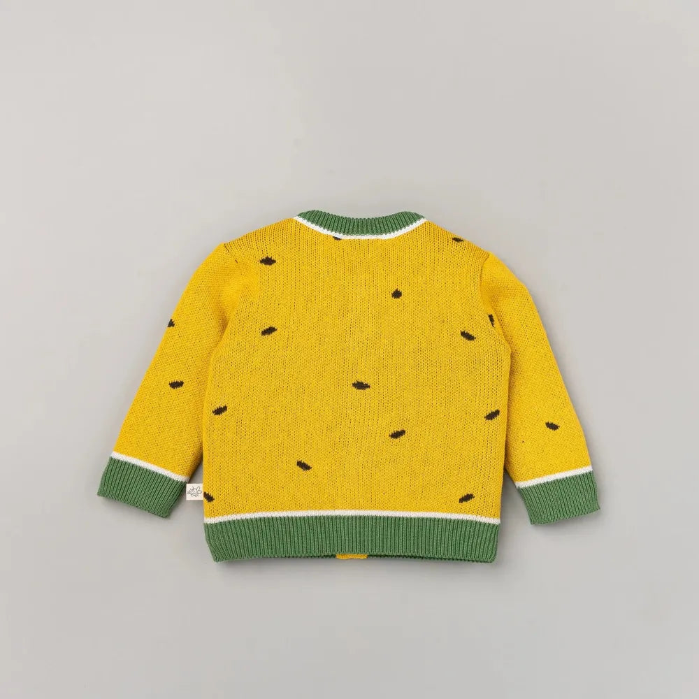 Beelittle Citrus Melon Organic Cotton Sweater