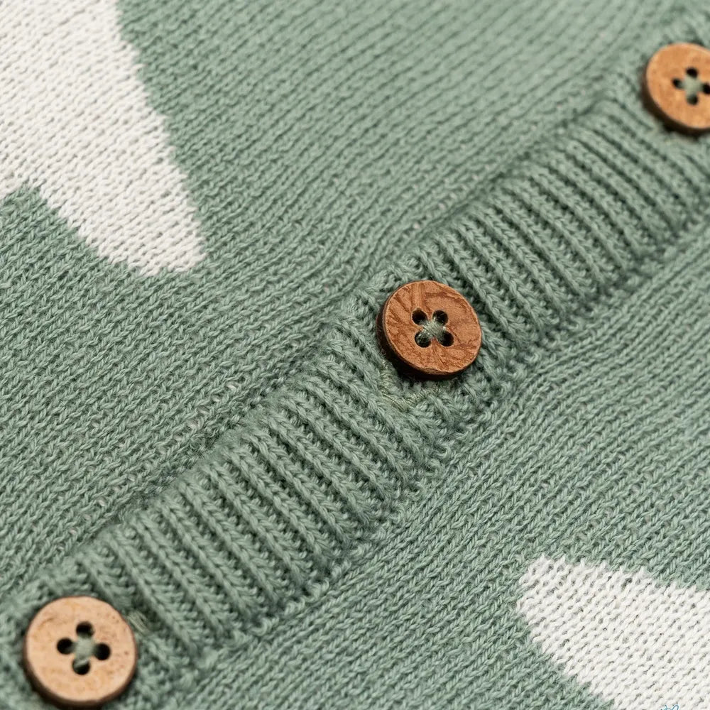 Beelittle Green Giffy Organic Cotton Sweater