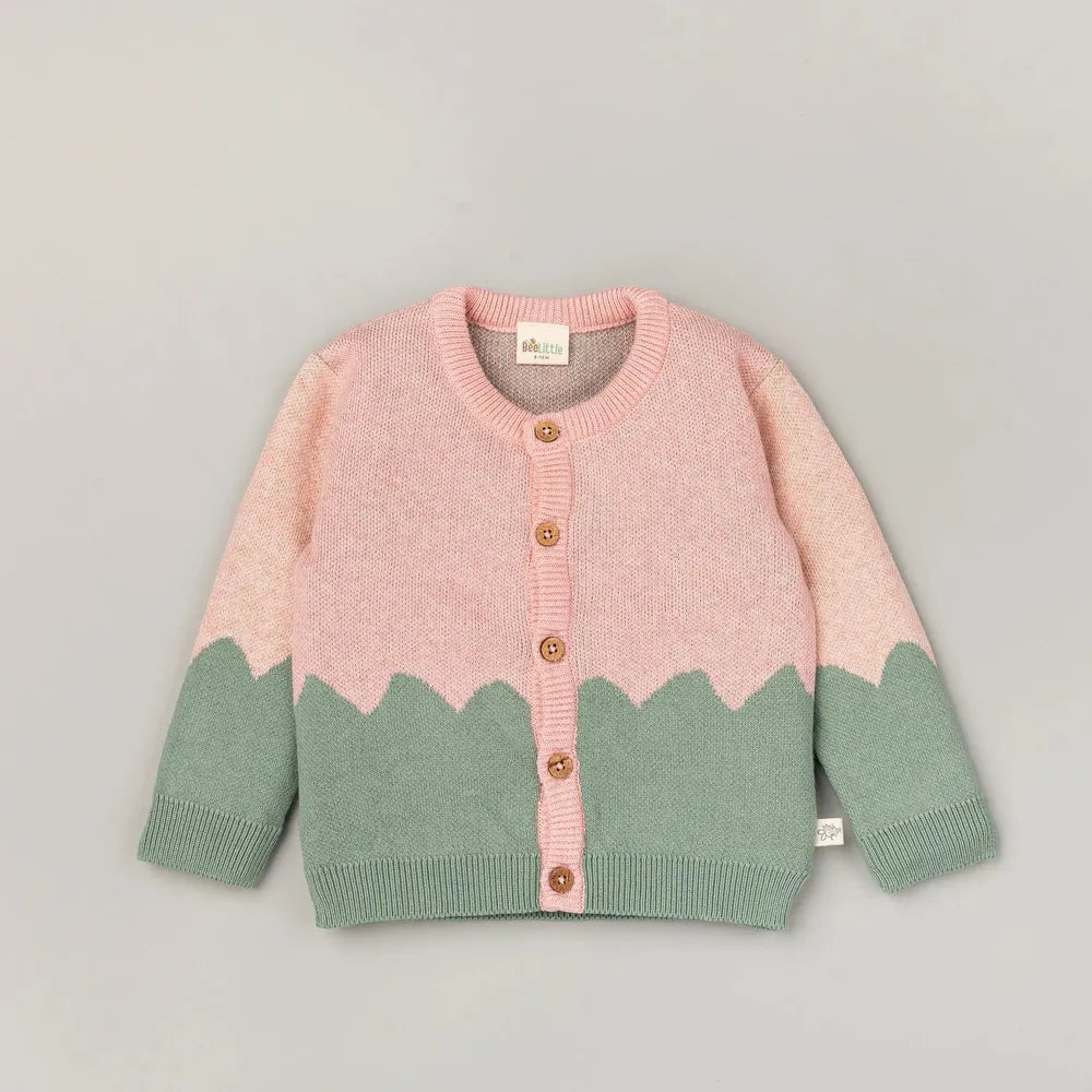 Beelittle Green Touch Organic Cotton Sweater