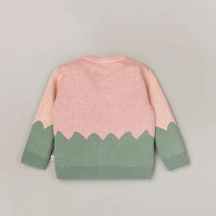 Beelittle Green Touch Organic Cotton Sweater
