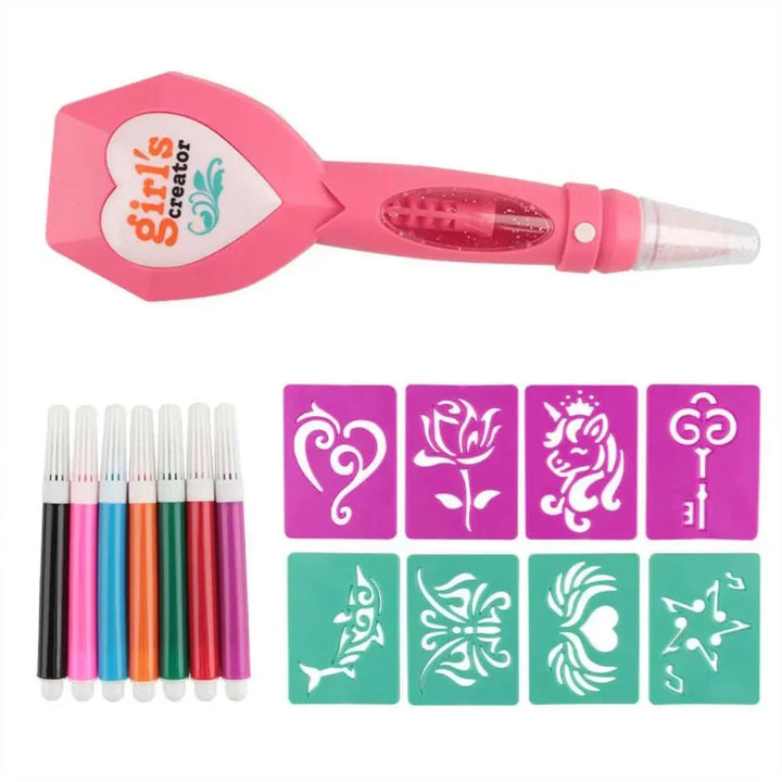 Girls' Creator Tattoo Art Pen | DIY Beautiful Tattoo Art