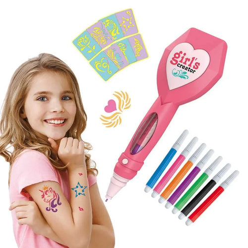 Girls' Creator Tattoo Art Pen | DIY Beautiful Tattoo Art