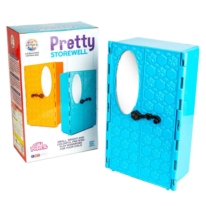 Ratna's Pretty Storewell Toy Wardrobe Pretend Play